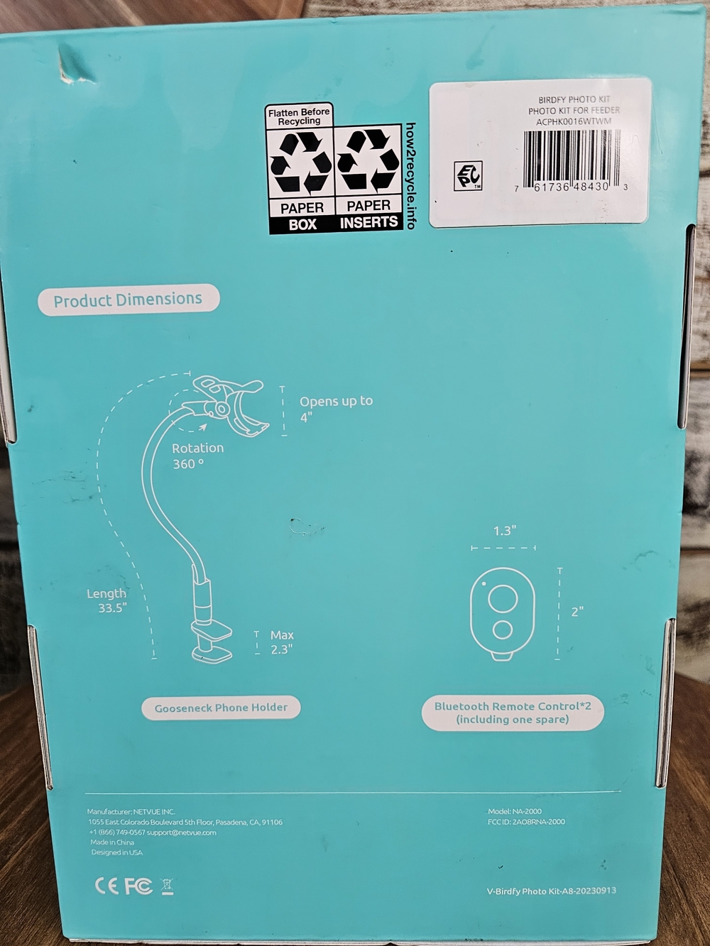 Birdfy Photo Kit Phone Gooseneck Holder - Picture 3 of 6